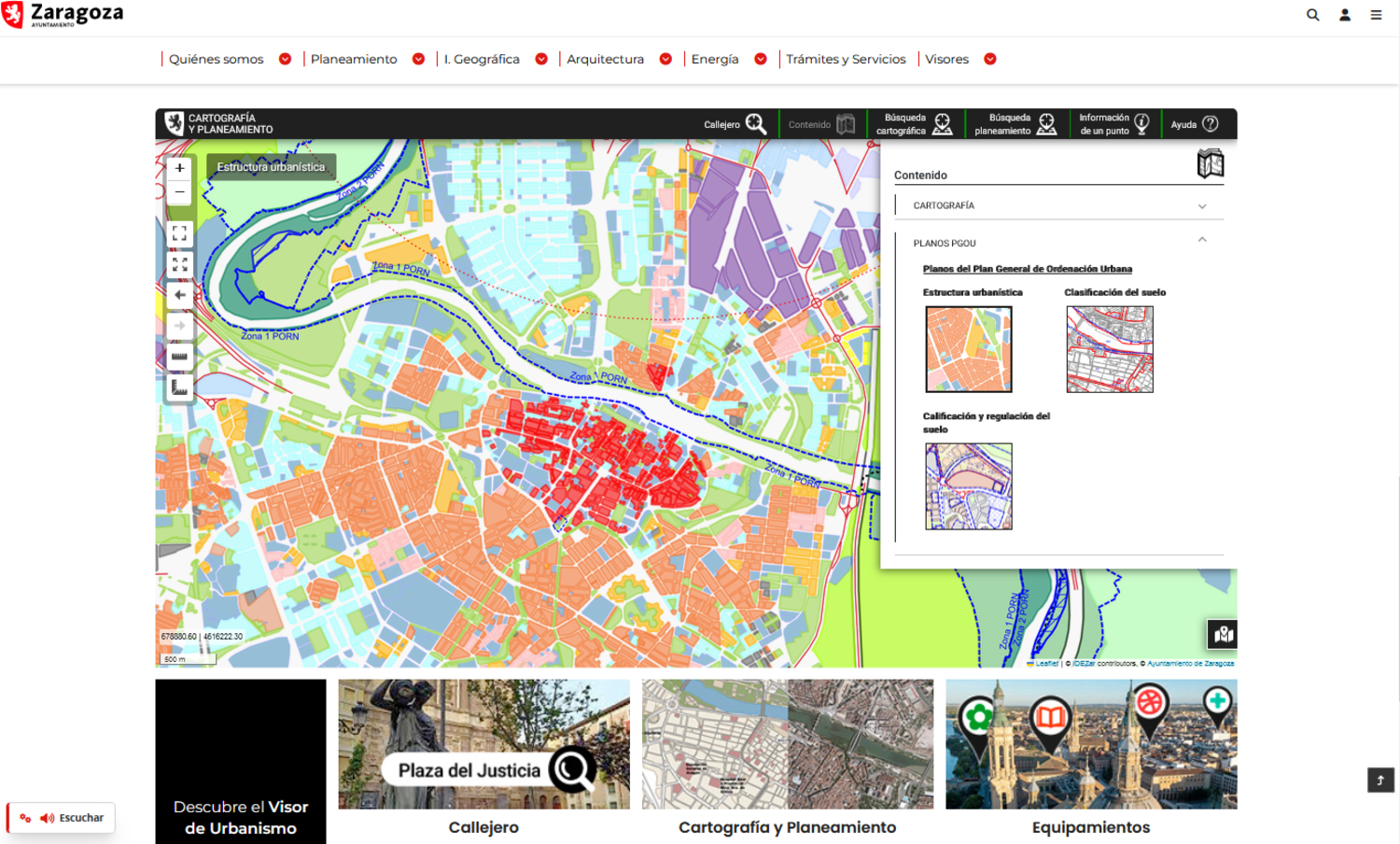 NUEVO PORTAL DE URBANISMO DEL AYUNTAMIENTO DE ZARAGOZA